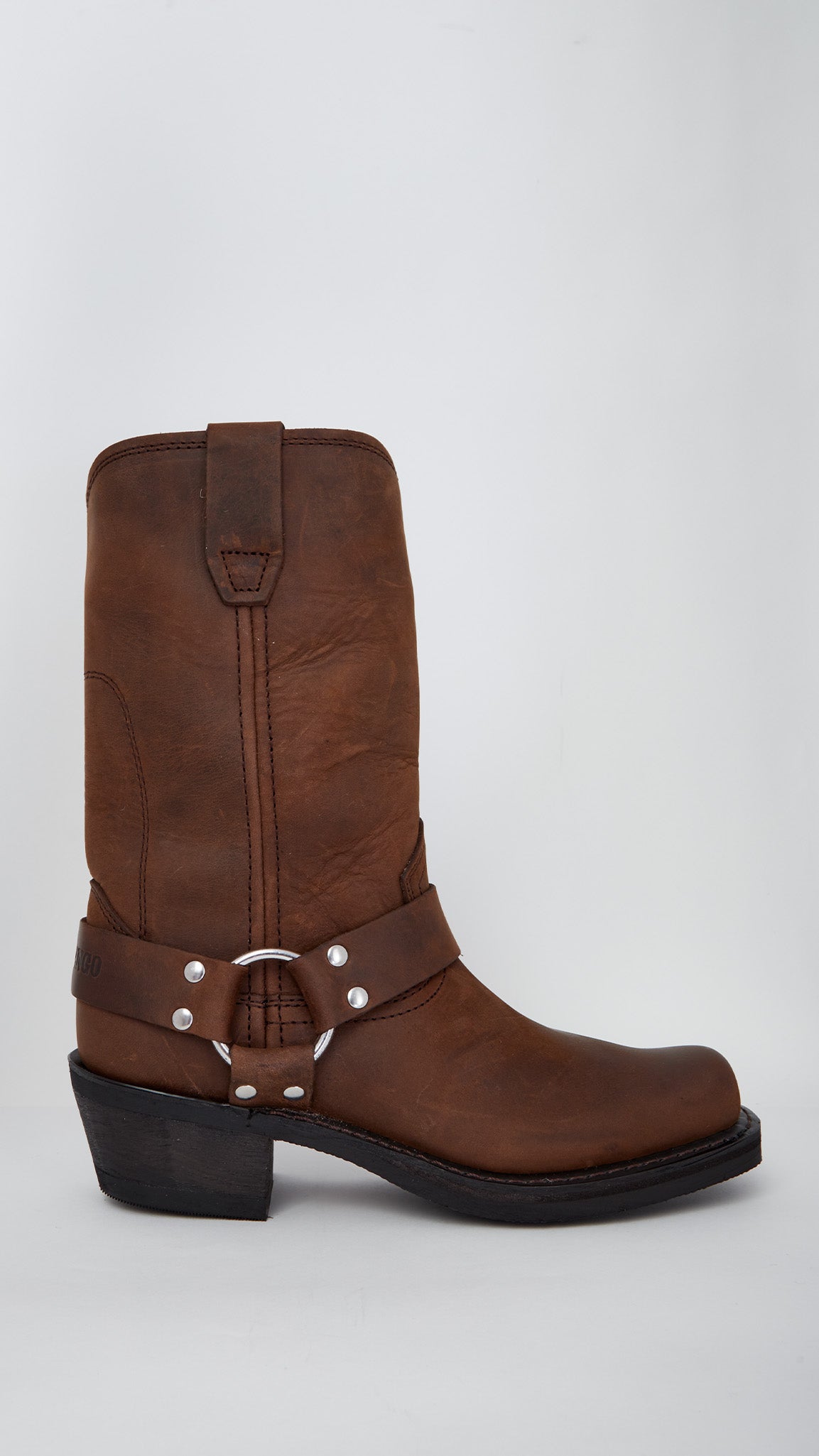 Brown shop harness boots