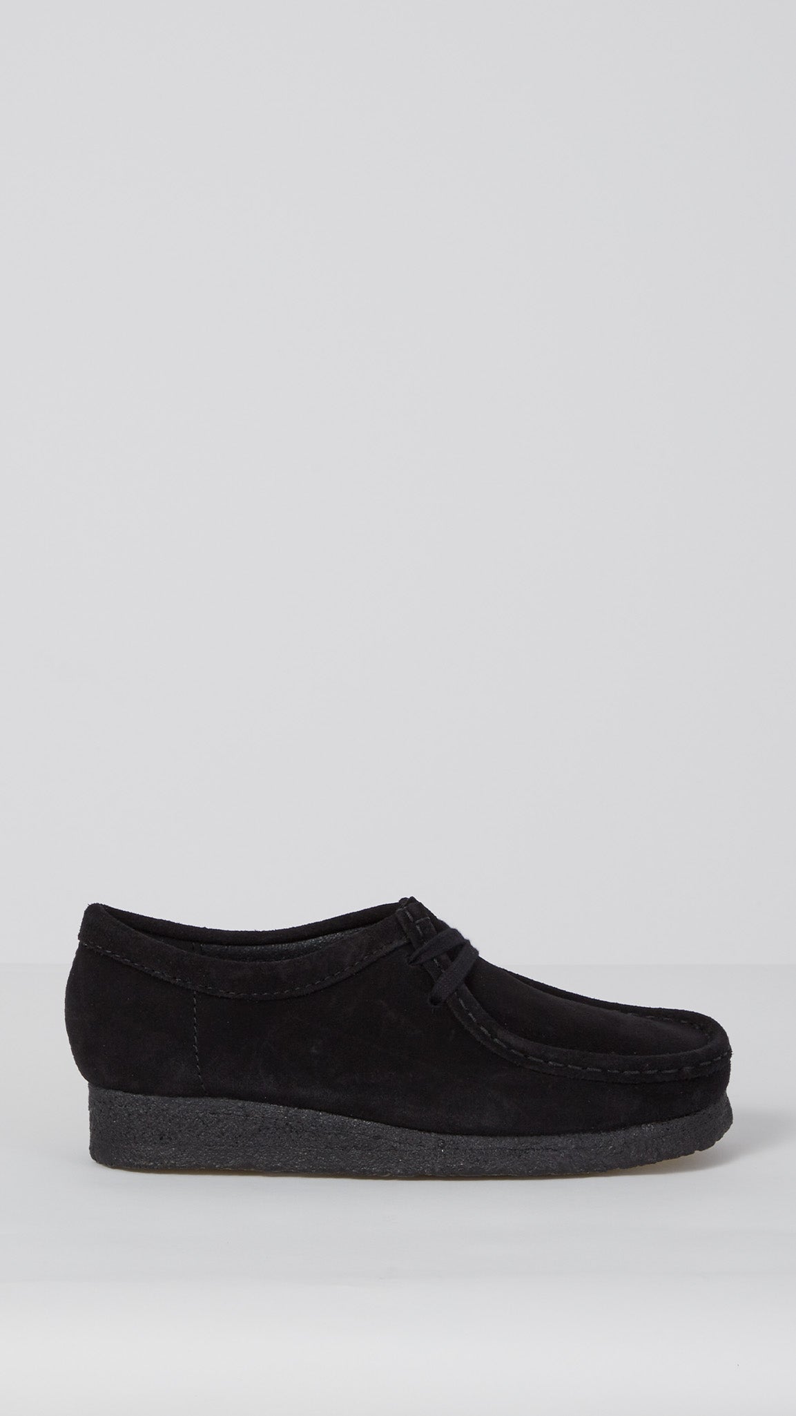 Black Suede Wallabee Shoe