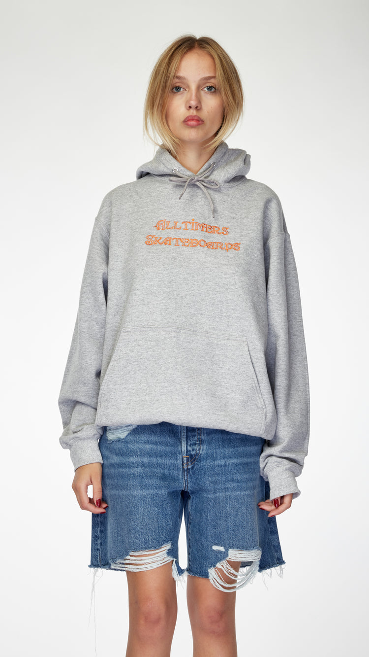 Grey Nolle Embroidered Hoodie