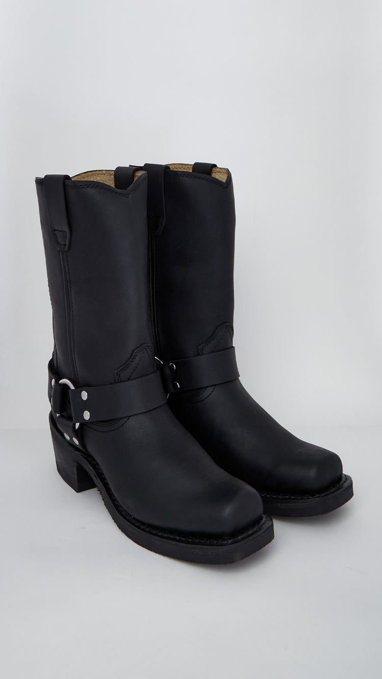 Black Harness Boot