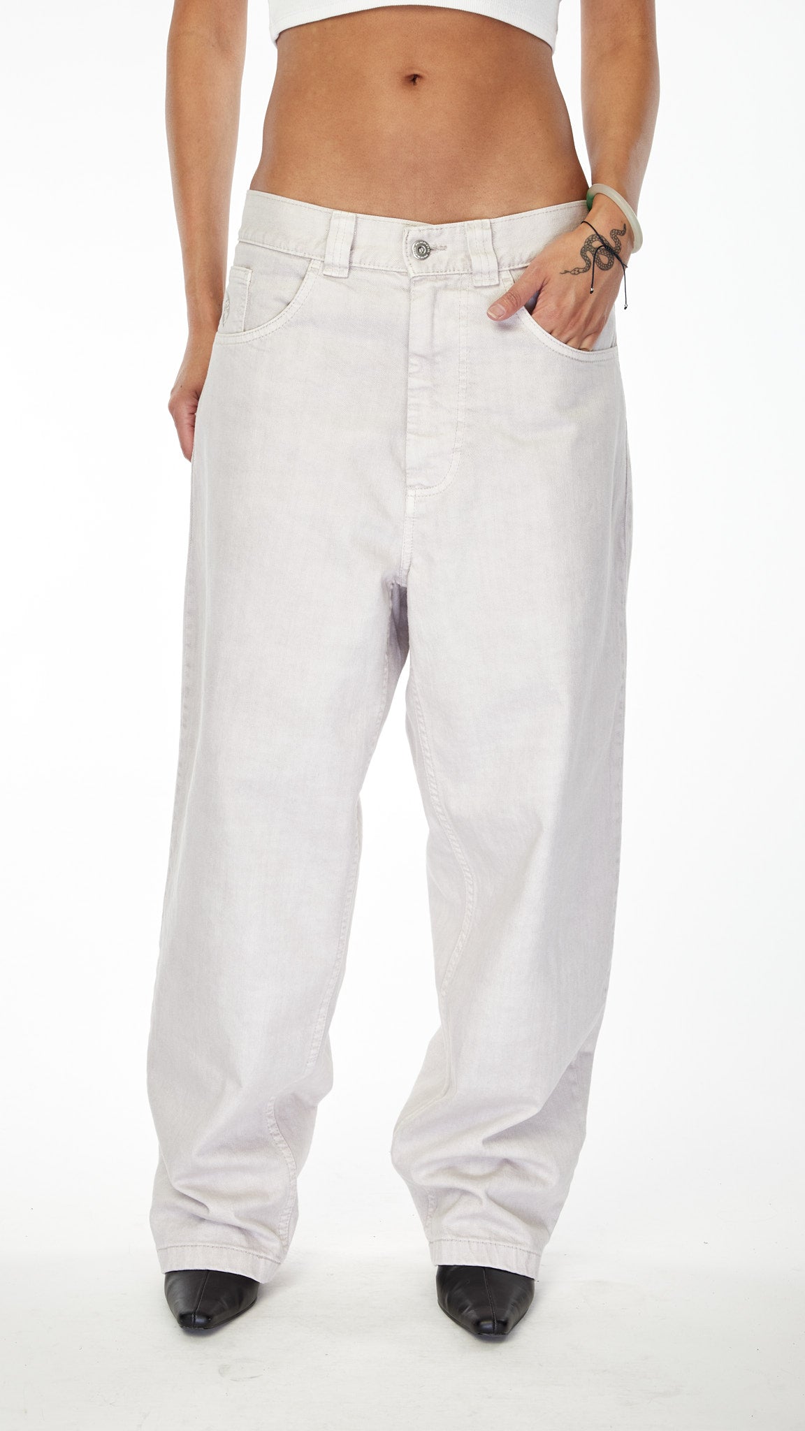 Pale Taupe Big Boy Jeans