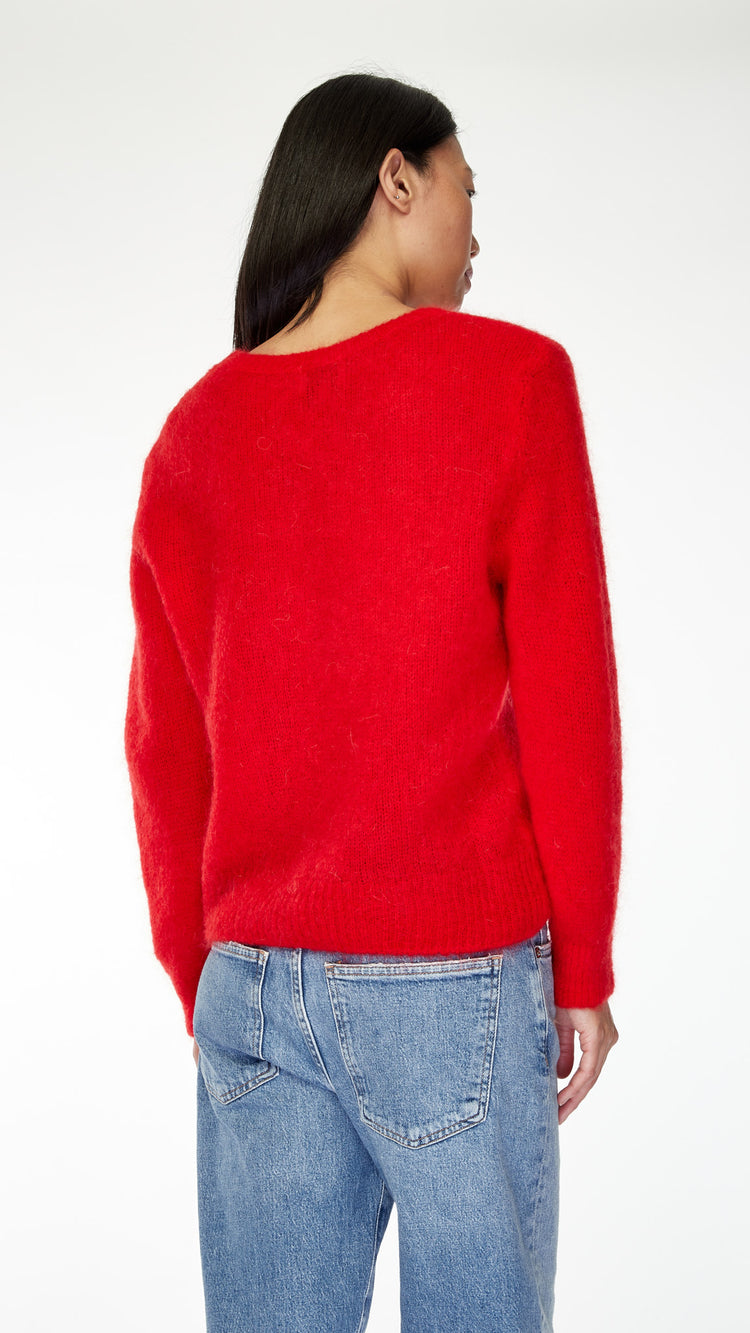 Red Ulla Knit Sweater