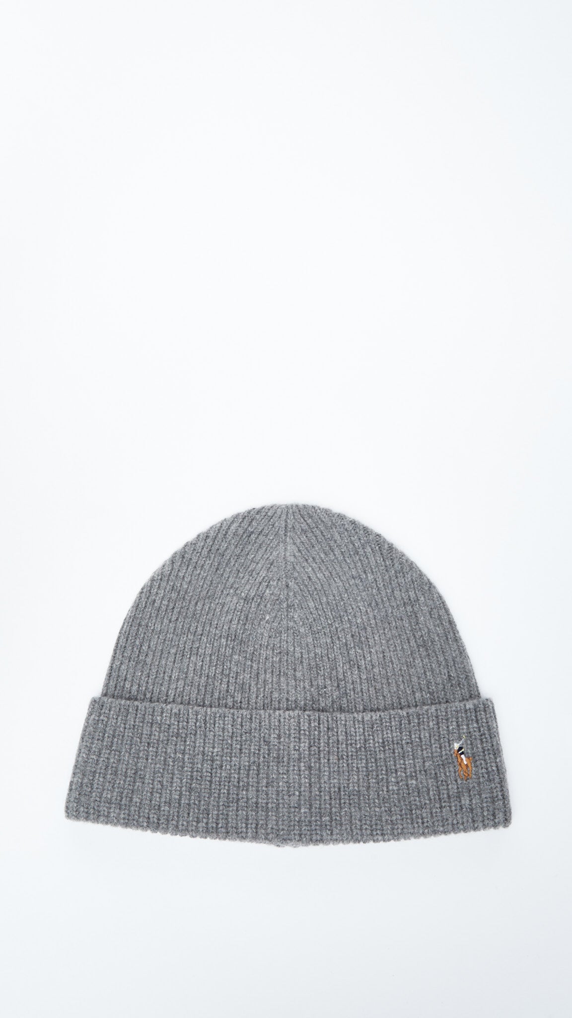 Grey polo outlet beanie