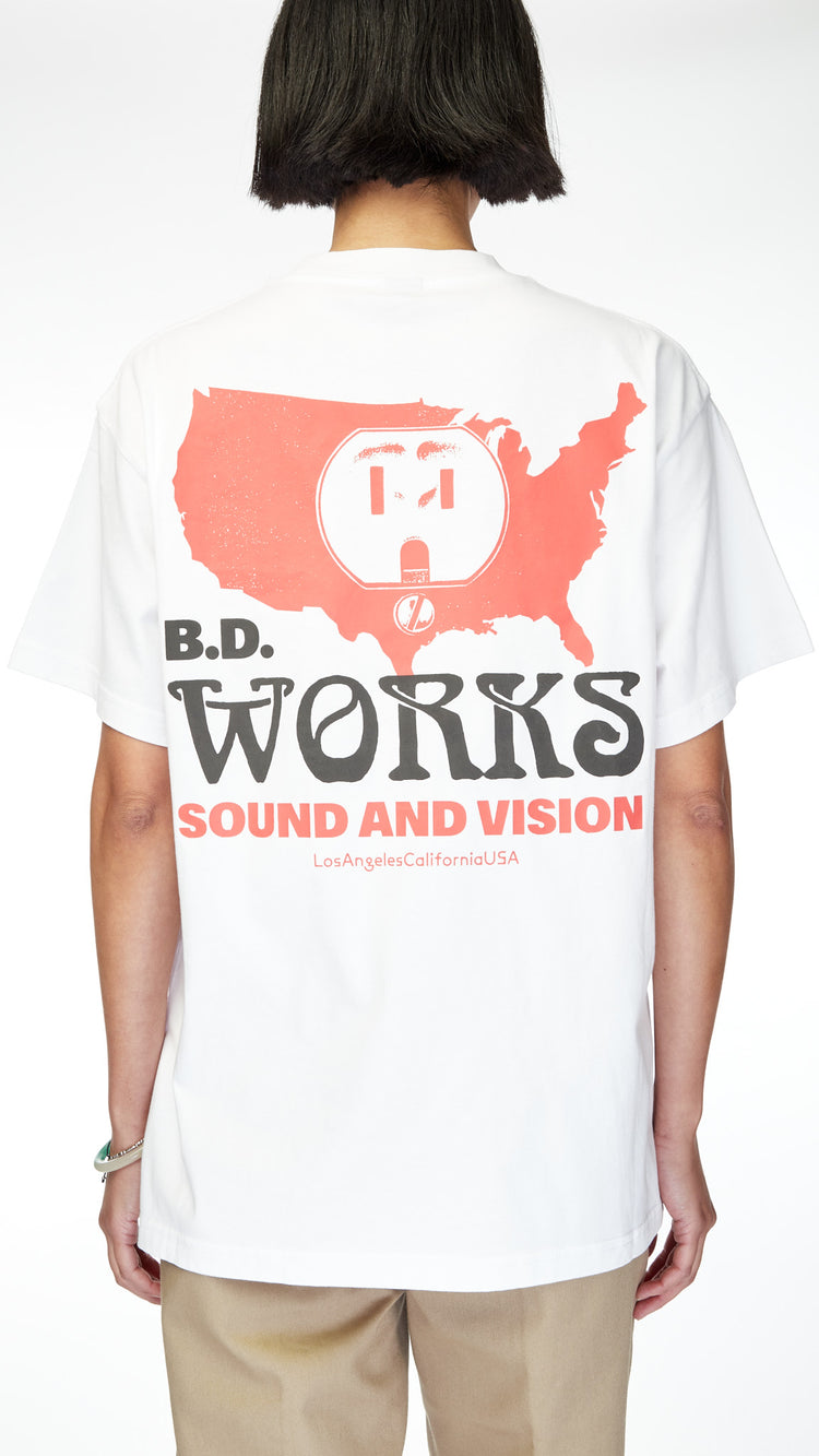 White Sound and Vision Tee