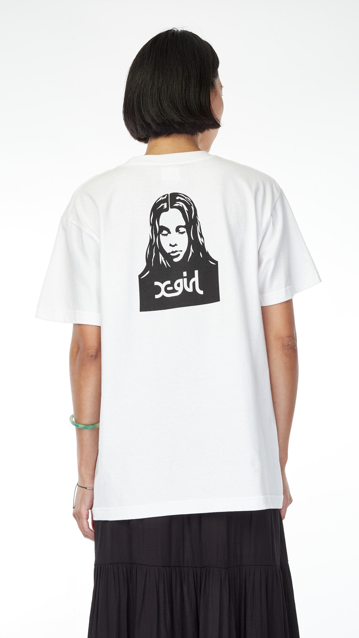 X-Girl: White Face Big S/S Tee | Clothing - Tops - T-Shirts | Editorial  Boutique