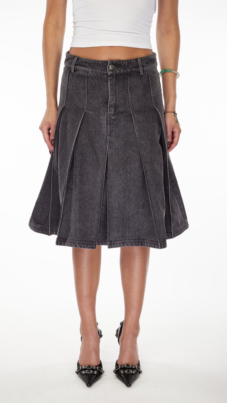 Grey Sanjani Skirt