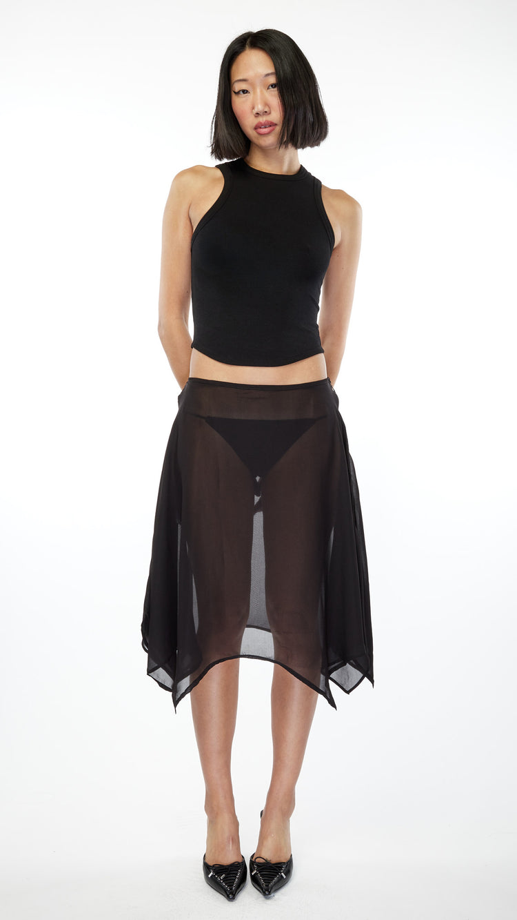 Black Albertha Skirt
