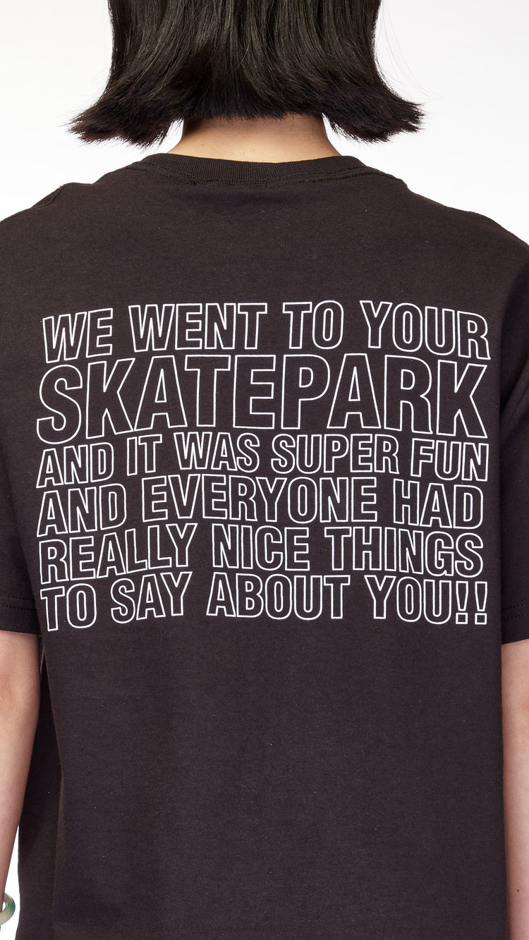 Black Skatepark Tee