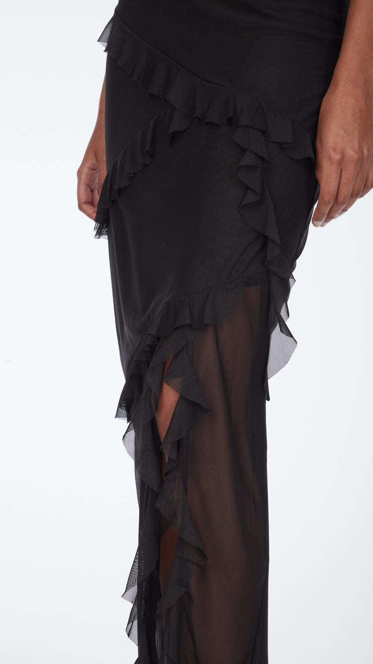 Black Tiffany Skirt