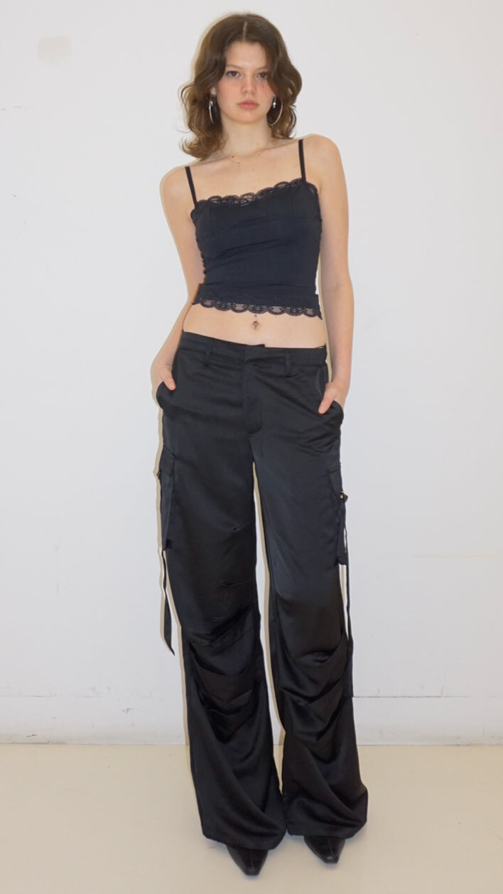 Onyx Butterfly Cargo Pant