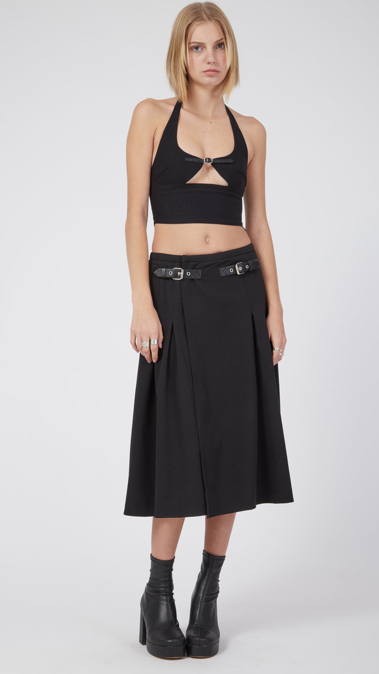 Black Kozani Skirt