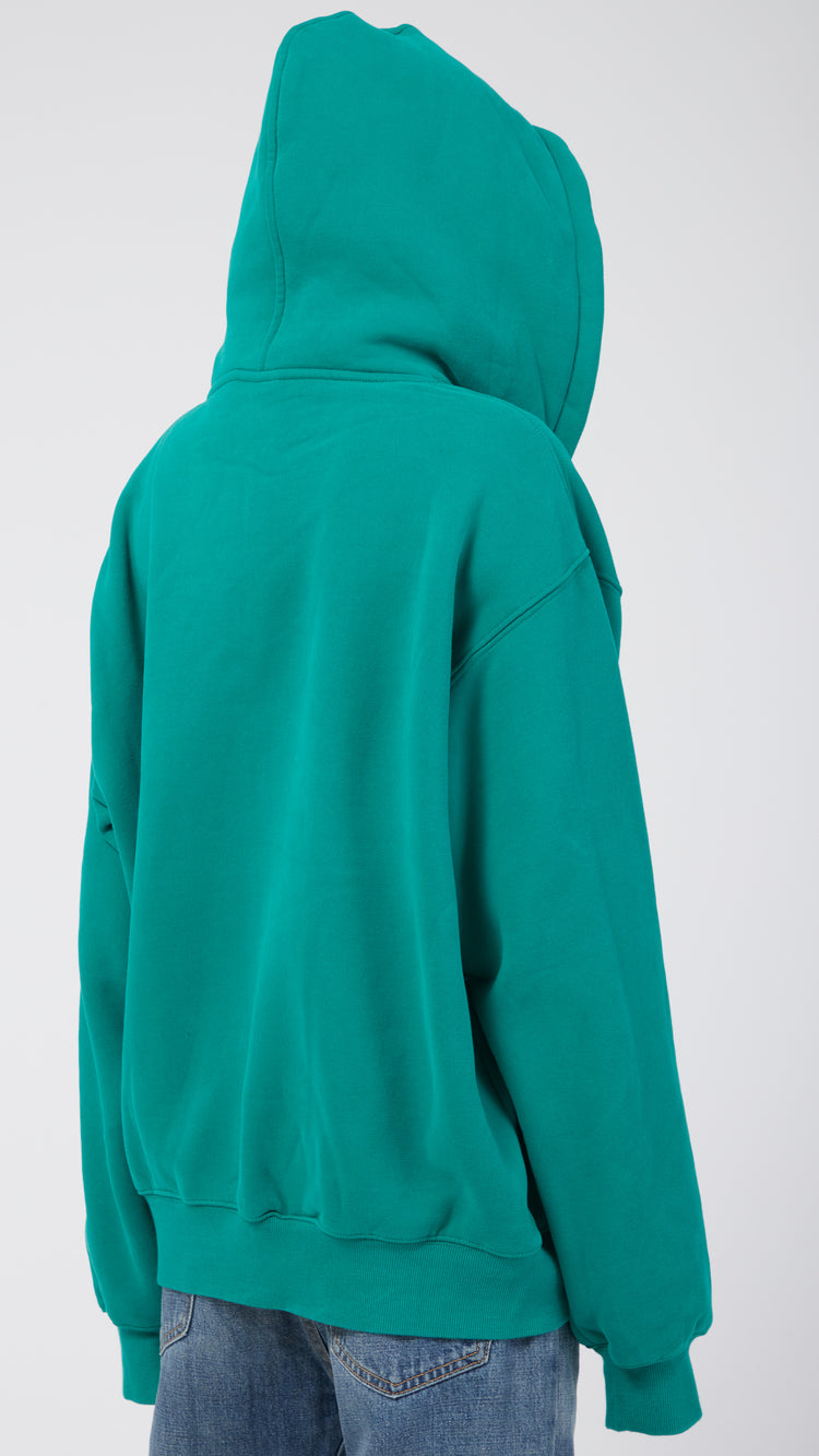 Green Squeeze Zip-Up Hood