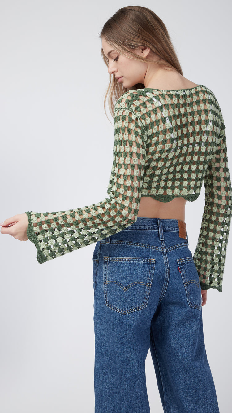 Green Lucy Top