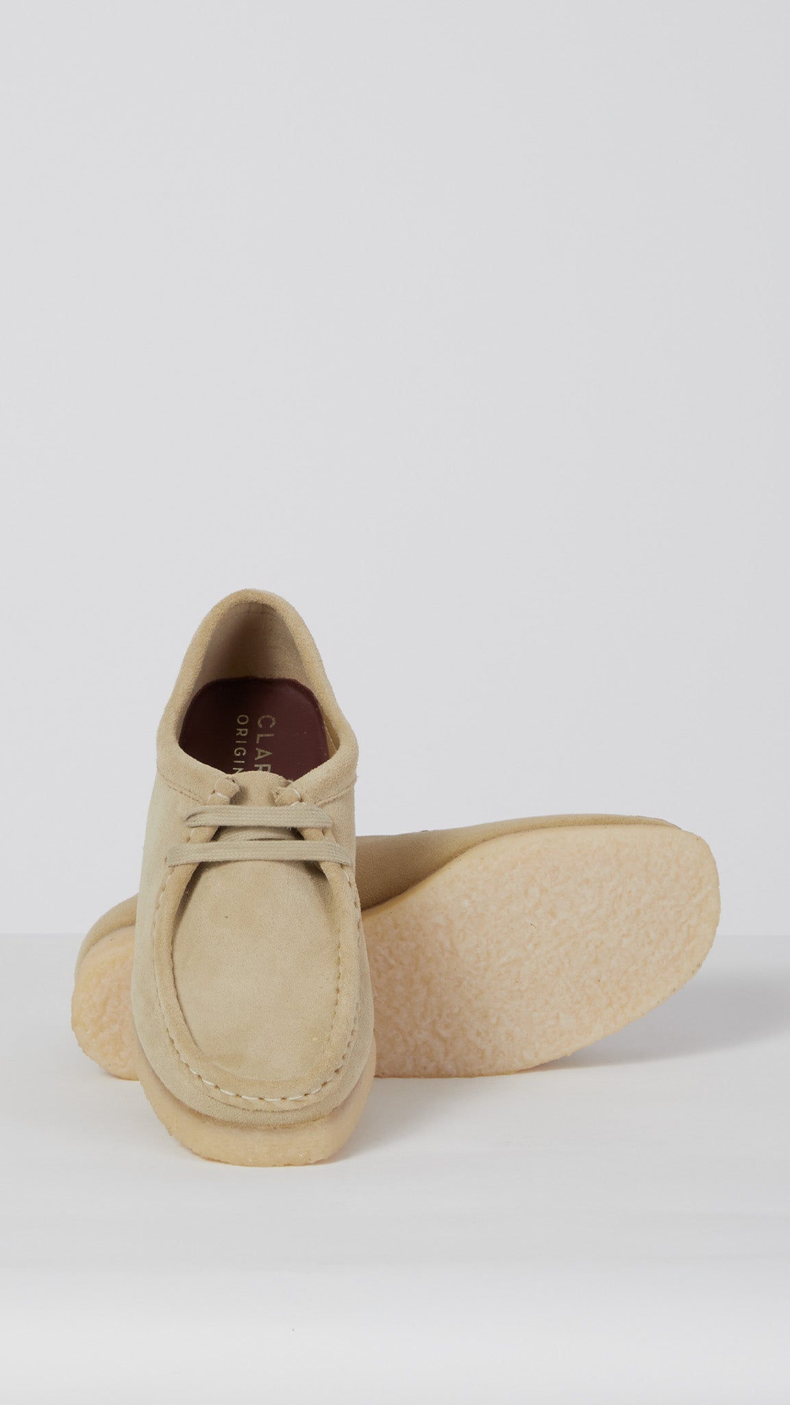 Maple Suede Wallabee Shoe