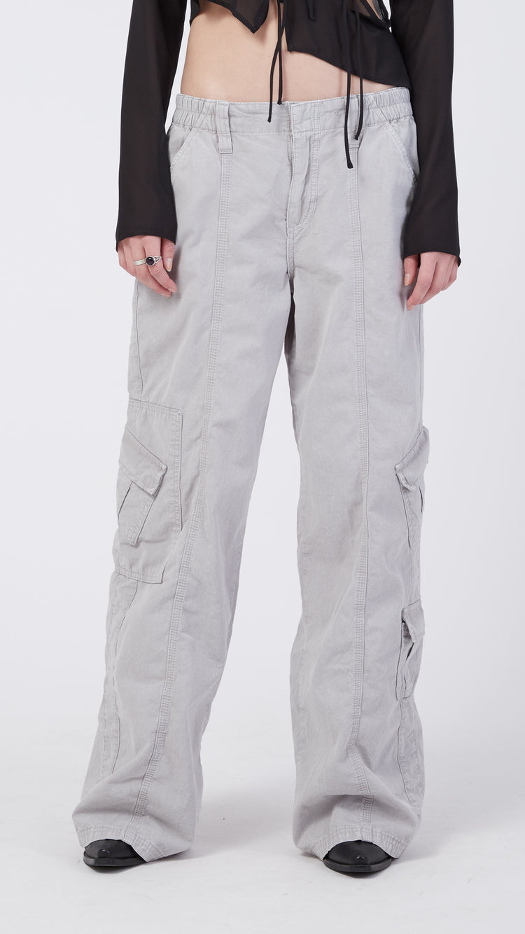 Winter Y2K Cargo Pant Grey