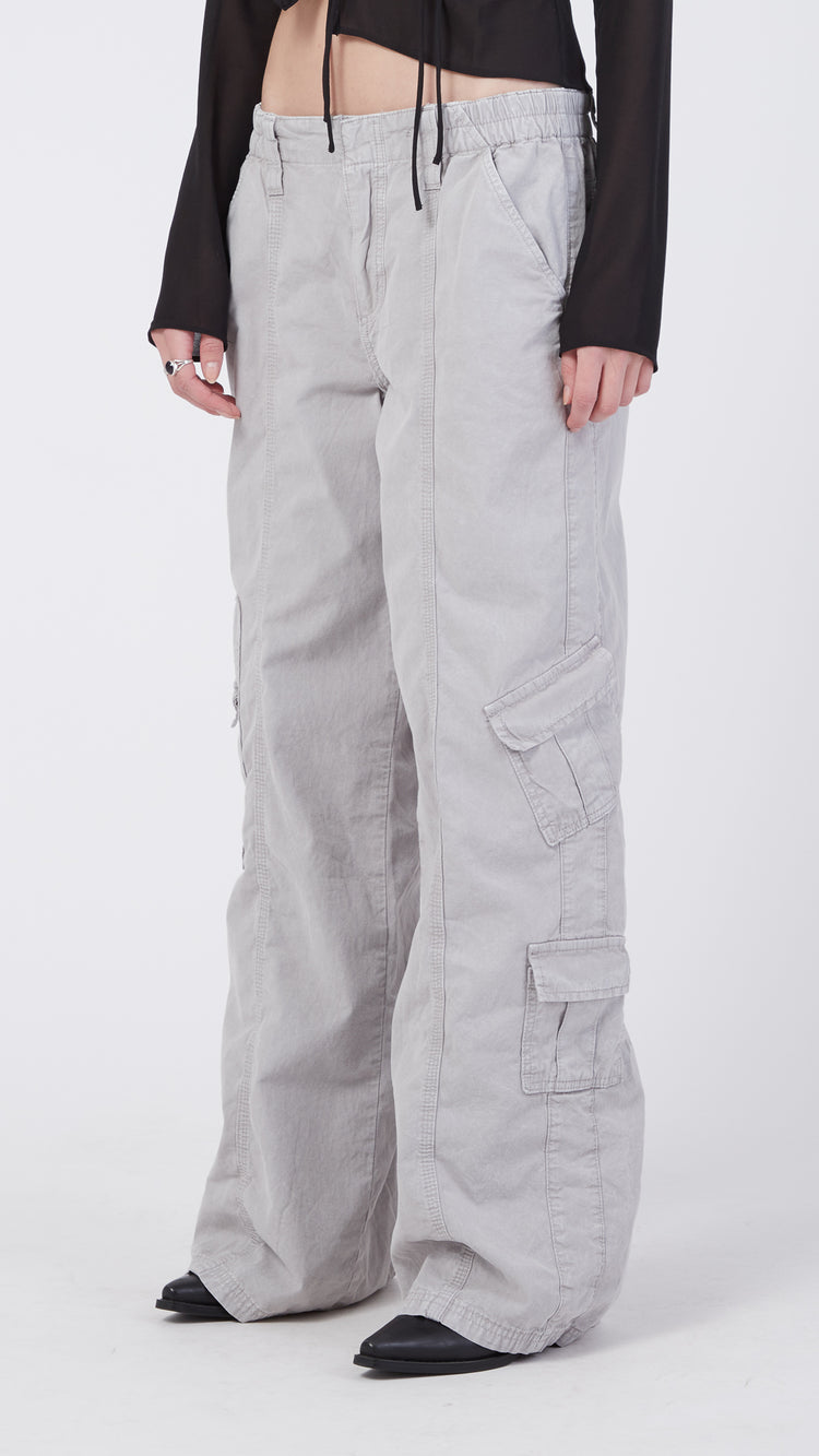 Winter Y2K Cargo Pant Grey