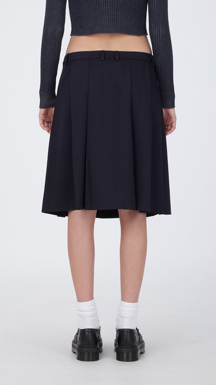 Navy Colette Skirt