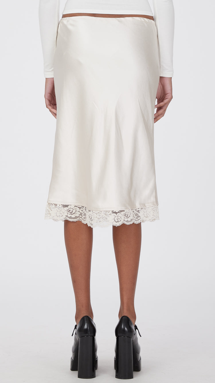 Ivory Resira Midi Skirt