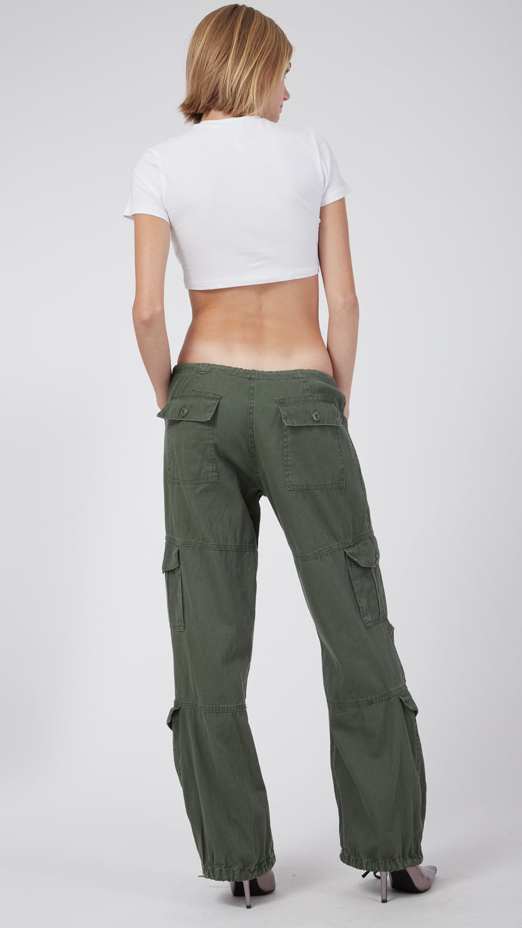Olive Women Paratrooper Pant