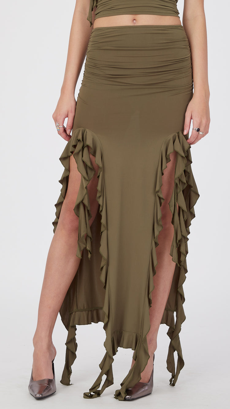 Olive Rendezvous Skirt