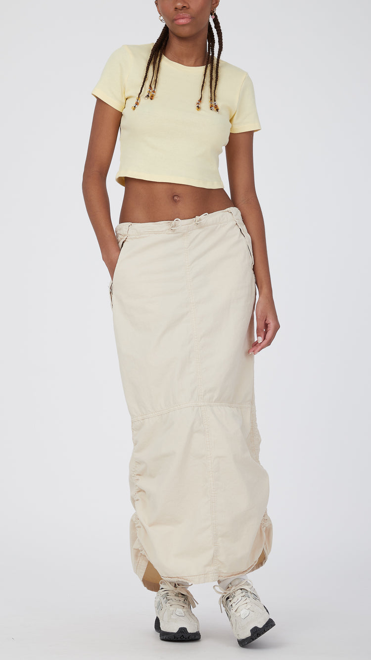 Sand Baggy Tech Maxi Skirt