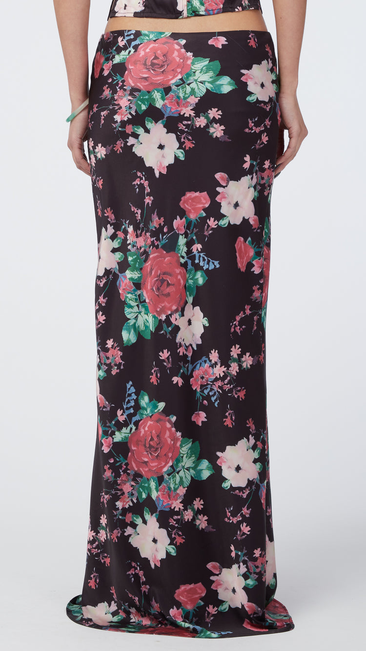 Flower Melrose Maxi Skirt