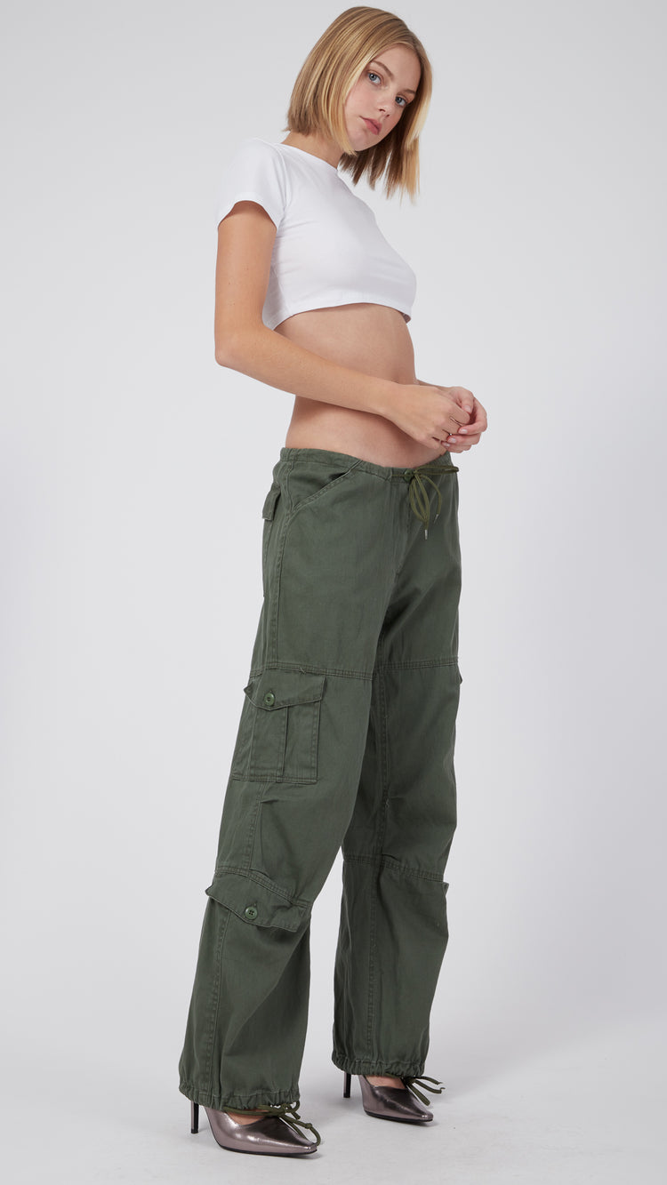 Olive Women Paratrooper Pant