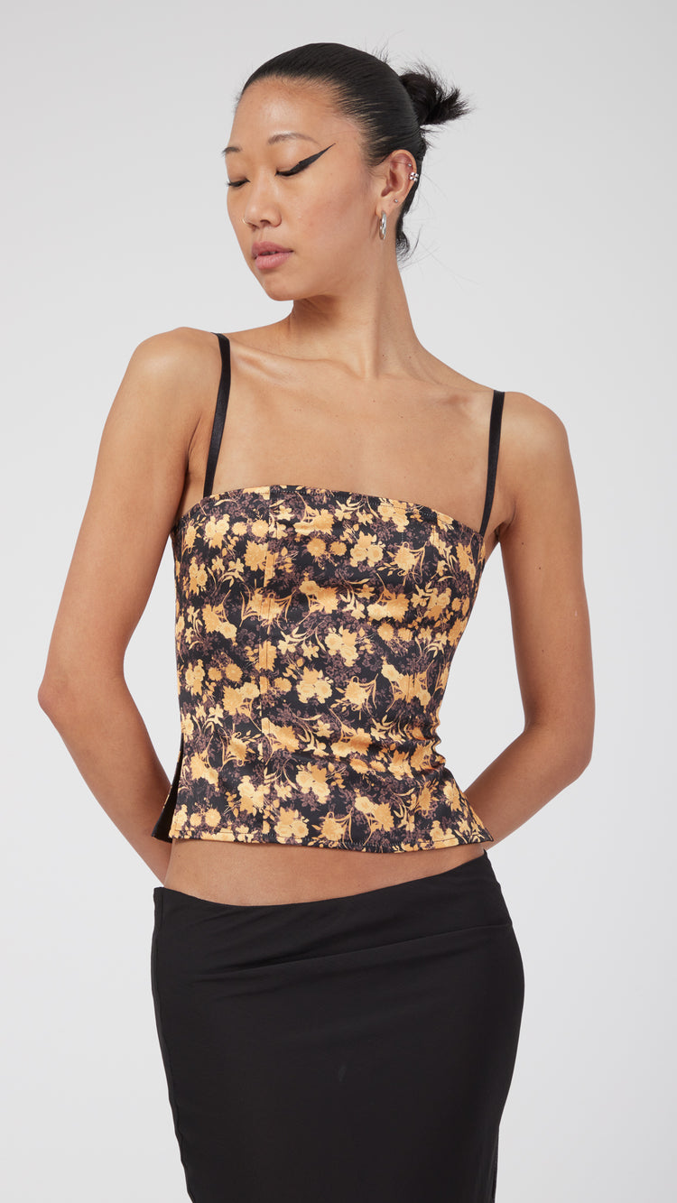 Floral The Muse Corset